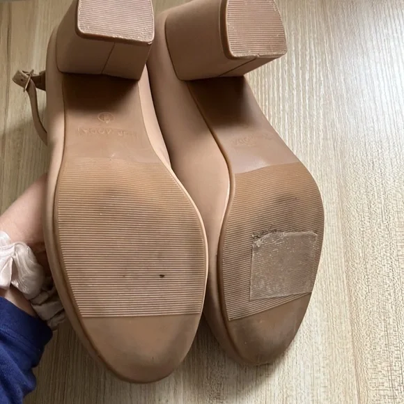 Top moda Mary Jane ankle strap shoes 9 round toe chunky heels pump - Picture 4 of 4